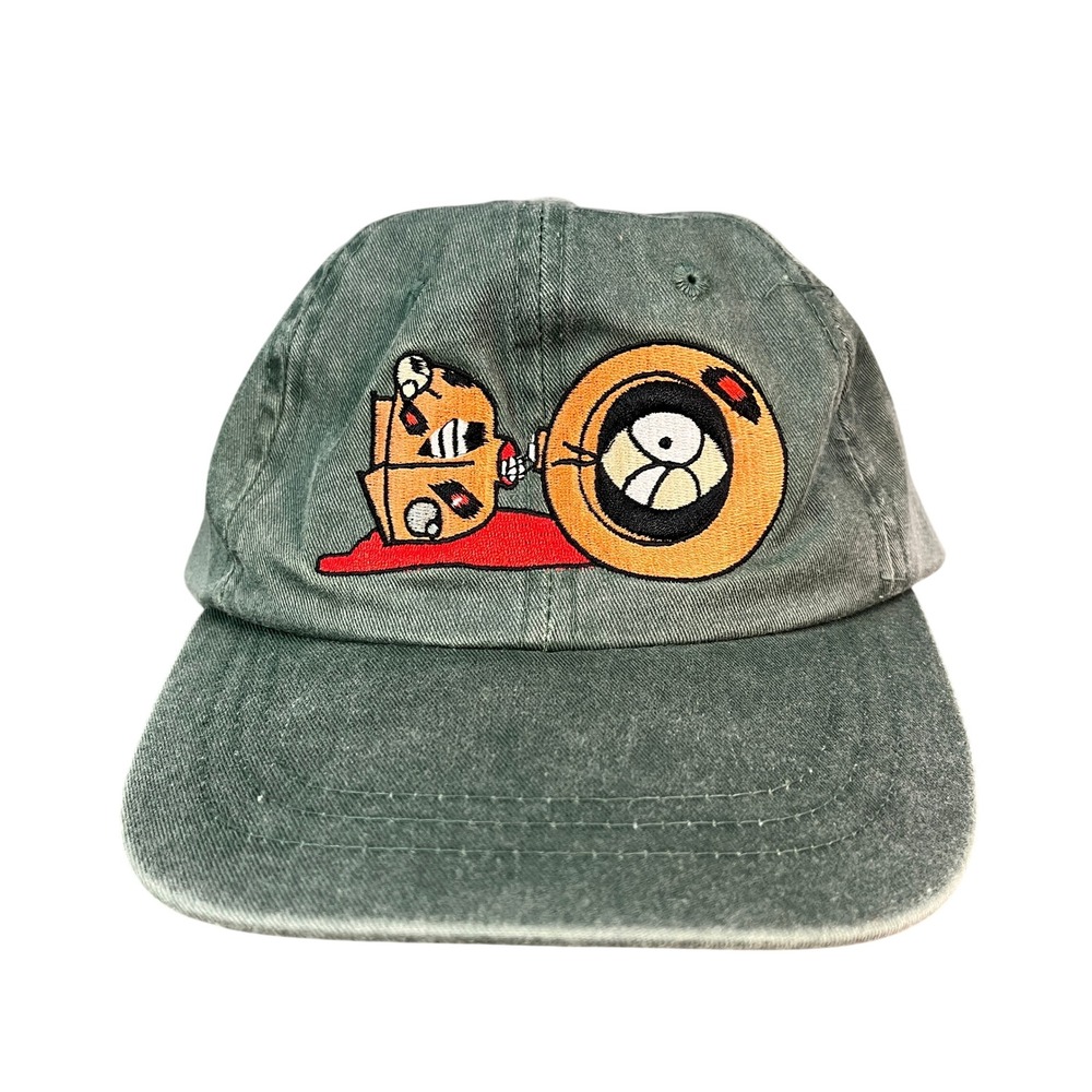 South Park Kenny Killed Graphic Hat Headshot KC Caps Washed Green Dad Cap